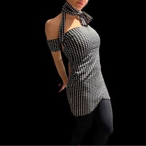 Black and White sexy dress